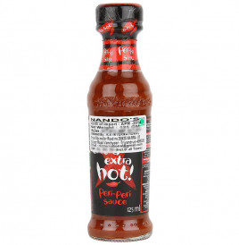 Nando's Extra Hot Peri Peri Sauce   Glass Bottle  125 millilitre